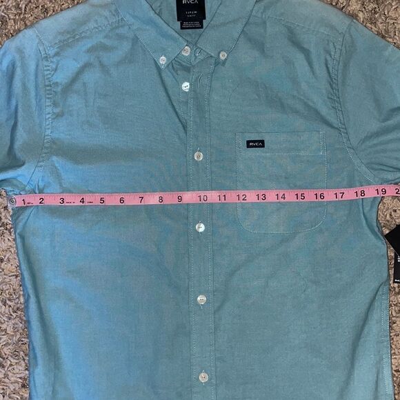 RVCA Slim Fit Longsleeve Buttondown Shirt - Picture 9 of 9